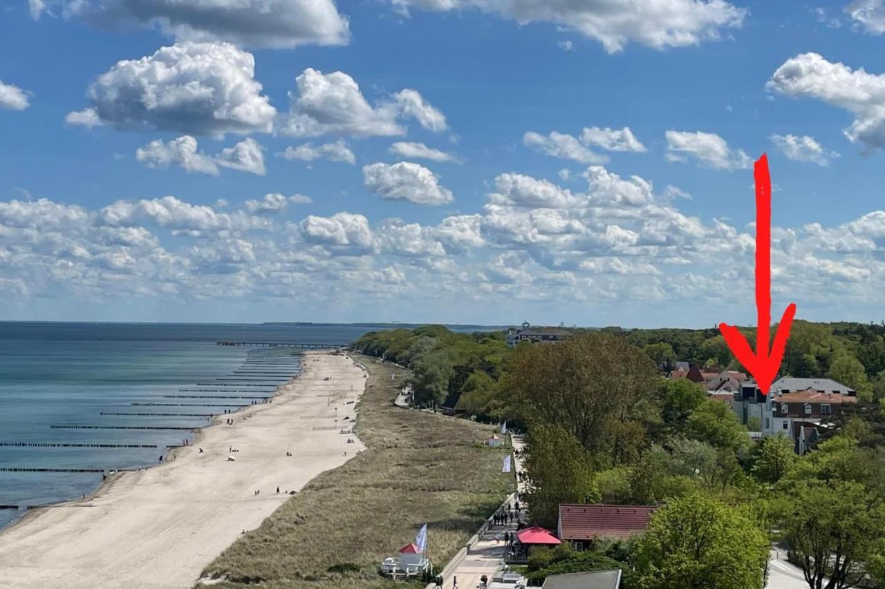 Meerblick-Maisonette Ostseebad คูล็องสบอร์น ภายนอก รูปภาพ